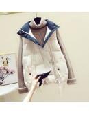 Stand Collar Women Winter Vests  Short Vest Cotton Padded Jacket Sleeveless Female Black Waistcoat Vest Oversized