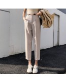 Harem Pants Women  Spring Summer Pants Casual OL Pants Belted High Waist Slim Work Pants Plus Size Trousers Roupas Femininas