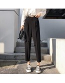 Harem Pants Women  Spring Summer Pants Casual OL Pants Belted High Waist Slim Work Pants Plus Size Trousers Roupas Femininas