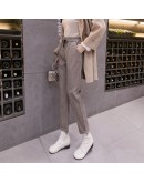  Woolen Harem Pants Women Autumn Winter Thick Wool Radish Pants Winter Women Straight Pant Loose Trousers Capris