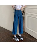  Style Loose Denim Harem Pants for Women High Waisted All Match Harajuku Trousers Fall Vintage Streetwear Work Pants