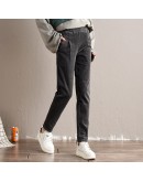 Corduroy Harem Pants Women Autumn Winter  High Waist Trousers Plus Size Female Streetwear Pantalones Mujer Sweatpants