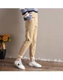 Corduroy Harem Pants Women Autumn Winter  High Waist Trousers Plus Size Female Streetwear Pantalones Mujer Sweatpants