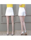 Summer Shorts For Women High Waist Casual Irregular Slit Women's Skirt Shorts Plus Size Black Sexy Slim Lady Shorts Skirts