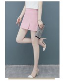 Summer Shorts For Women High Waist Casual Irregular Slit Women's Skirt Shorts Plus Size Black Sexy Slim Lady Shorts Skirts