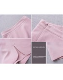 Summer Shorts For Women High Waist Casual Irregular Slit Women's Skirt Shorts Plus Size Black Sexy Slim Lady Shorts Skirts