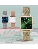 Top  Square Watch For Women Gold  Women Bracelet Watches Dress  Ladies Quartz Watch Female Clock Montre Femme