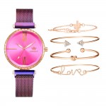 5pcs Purple Watch