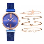 5pcs Blue Watch