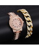 Diamond Women Watches Gold Watch Ladies Wrist Watches   Rhinestone Women's Bracelet Watches Female Relogio Feminino