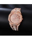  Iced Out Women Watch Men Diamond Steel Hip Hop Ladies Watches Top   Dress Gold Clock Montre Femme Reloj Mujer