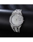  Iced Out Women Watch Men Diamond Steel Hip Hop Ladies Watches Top   Dress Gold Clock Montre Femme Reloj Mujer