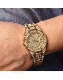  Iced Out Women Watch Men Diamond Steel Hip Hop Ladies Watches Top   Dress Gold Clock Montre Femme Reloj Mujer