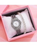  Watch For Women With Diamond Watch Set Top   Ladies Dress Casual Women's Bracelet Crystal Watches Reloj Mujer