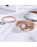  Watch For Women With Diamond Watch Set Top   Ladies Dress Casual Women's Bracelet Crystal Watches Reloj Mujer