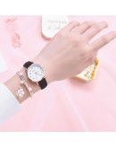  Simple Ladies Wrist Watches Luminous Women Watches Casual Leather Strap Quartz Watch Clock Montre Femme Relogio Feminino