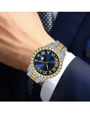 Iced Out Watch Men   Full Diamond Mens Watches  Quartz Men's Watch Waterproof Hip Hop Male Clock Gift For Men