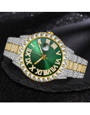 Iced Out Watch Men   Full Diamond Mens Watches  Quartz Men's Watch Waterproof Hip Hop Male Clock Gift For Men