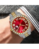 Iced Out Watch Men   Full Diamond Mens Watches  Quartz Men's Watch Waterproof Hip Hop Male Clock Gift For Men