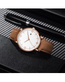 Men's Watch  Relogio Masculino Business Rose Gold Quartz Watches Mens Watches Top   Erkek Kol Saati 