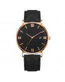 Men's Watch  Relogio Masculino Business Rose Gold Quartz Watches Mens Watches Top   Erkek Kol Saati 