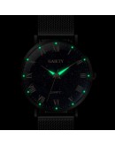 Cool Quartz MEN'S Watch Male STUDENT'S Trend Starry Sky Dial Black  Watch Sports Wristwatch  Clock reloj hombre