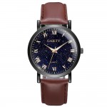 Leather Coffe Watch