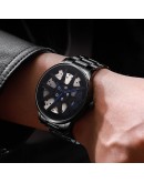 Top   Men's Watch Black Clock  Sports Watches Men Quartz Casual Life Waterproof Wrist Watch Relogio Masculino