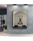 Nordic Black White space building corridor wall art Canvas Painting posters Prints wall Pictures for Living Room Morden Decor