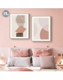 Modern Abstract Geometric color block Wall Poster Print colorful Canvas Painting Art Living Room Decoration Pictures Home Decor