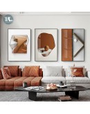 Abstract Geometric texture color space art  Wall Poster Print Canvas Painting Art Living Room Decoration Pictures Modern Decor