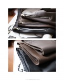  Irregular Knee Length Leather Skirt Women High Waisted Design Sense Side Split Moto PU Skirt Hip Package Black Faldas