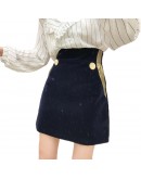  Autumn Winter Velvet Skirt Women's Short Skirt Mini A-line Harajuku Gold Velvet Skirts Office Ladies Jupe Femme Saia