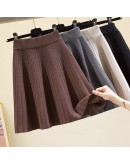 Autumn winter a-line thick short sweater Skirt Women good  cute shinny mini knitted skirt female elegant faldas mujer