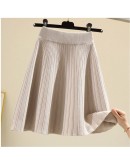 Autumn winter a-line thick short sweater Skirt Women good  cute shinny mini knitted skirt female elegant faldas mujer