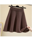 Autumn winter a-line thick short sweater Skirt Women good  cute shinny mini knitted skirt female elegant faldas mujer