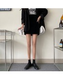  Dark Red Faux Leather Skirt Women Fall Vintage Short Mini Skirts A-Line Streetwear High Waisted Hip Package Sexy Faldas