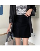  Dark Red Faux Leather Skirt Women Fall Vintage Short Mini Skirts A-Line Streetwear High Waisted Hip Package Sexy Faldas