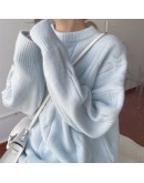 Fall sweaters for women  autumn winter pullover  loose top women Harajuku oversized jumper knitwear