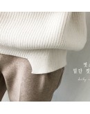  Minimalist style V-Neck Loose Pullover Sweater Women's Chic Lazy Irregular Hem Jumpers Soft Fall Winter Knitwear Clothes