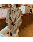  Women's Autumn Winter Sweaters able Elegant Lady Oversize Knitted Cardigans Vintage Knitwear Turtleneck Cropped