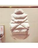 Winter vest jacket women puff waistcoat vest women sleeveless jacket fall  women clothing chaleco mezclilla mujer tank top