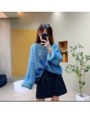  Hit Color Pullover Sweater Women Fall Winter Loose Oversized Lazy Oaf Fluffy Sweaters Streetwear Knitwear Jumper