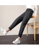   Winter Wool Pants Women  High Waist Harem Elegant Trousers Female Autumn Warm Women's Long Pants Plus Size 3XL