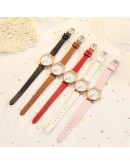  Women Watches Cat Pattern Leather Ladies Wrist Watches Dress Students Children Pink Watch Girl Gift Clocks Montre Femme