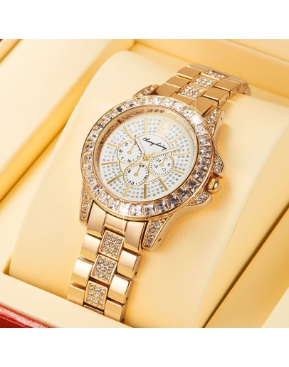  Women Watch With Diamond Watch Ladies Top   Ladies Casual Women's Bracelet Crystal Watches Relogio Feminino