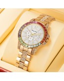  Women Watch With Diamond Watch Ladies Top   Ladies Casual Women's Bracelet Crystal Watches Relogio Feminino