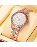  Women Watch With Diamond Watch Ladies Top   Ladies Casual Women's Bracelet Crystal Watches Relogio Feminino