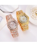  Relogio Feminino  Bling Women's Watches  Rhinestone Diamond Silver Rose Gold Watch For Ladies Simple Clock