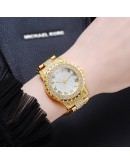  Relogio Feminino  Bling Women's Watches  Rhinestone Diamond Silver Rose Gold Watch For Ladies Simple Clock